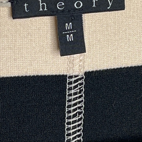 THEORY Striped Onita Dress Size Medium - Picture 6 of 16